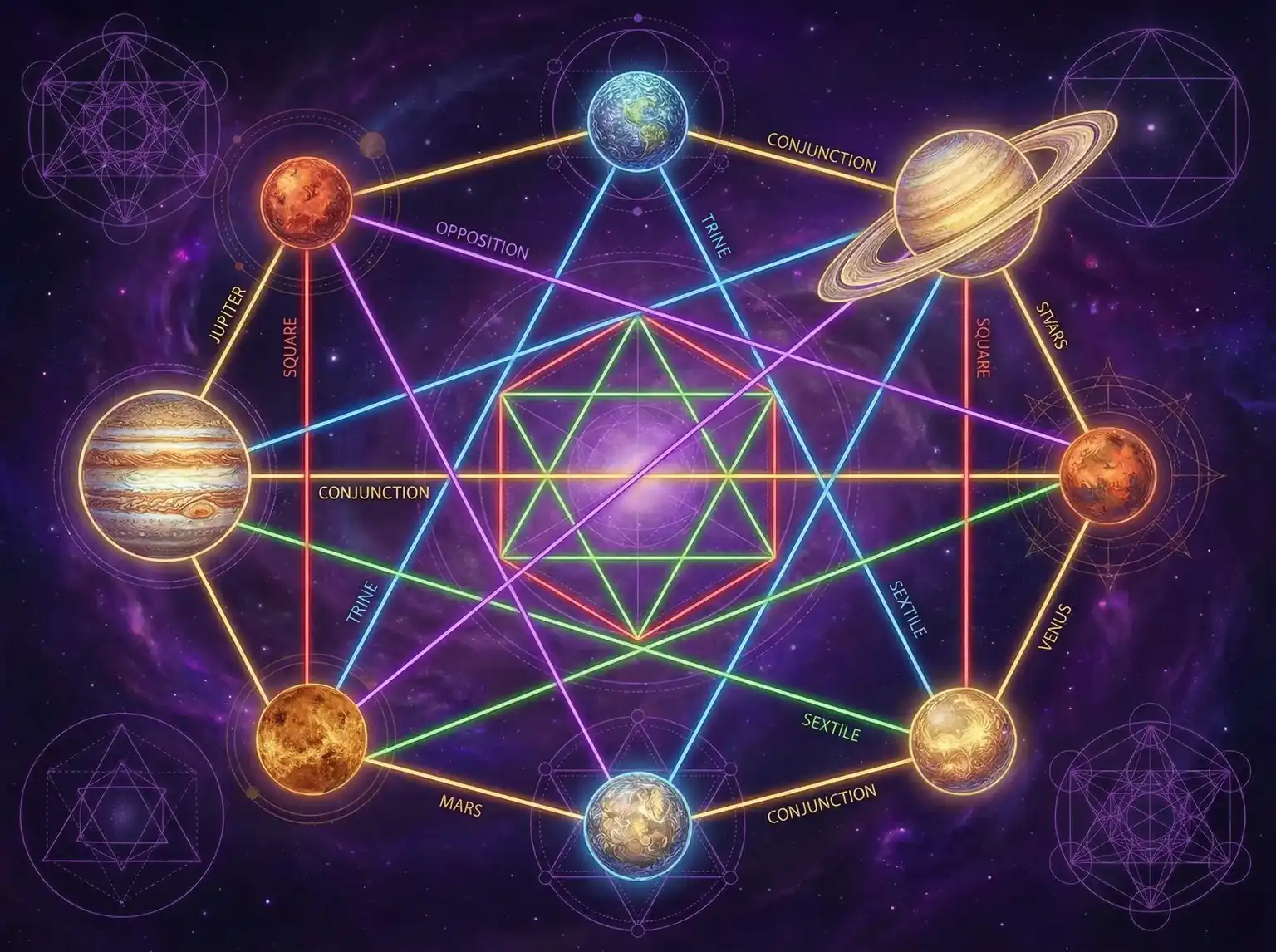 行星相位解读 - 悬崖之上在线观看 | 占星学进阶